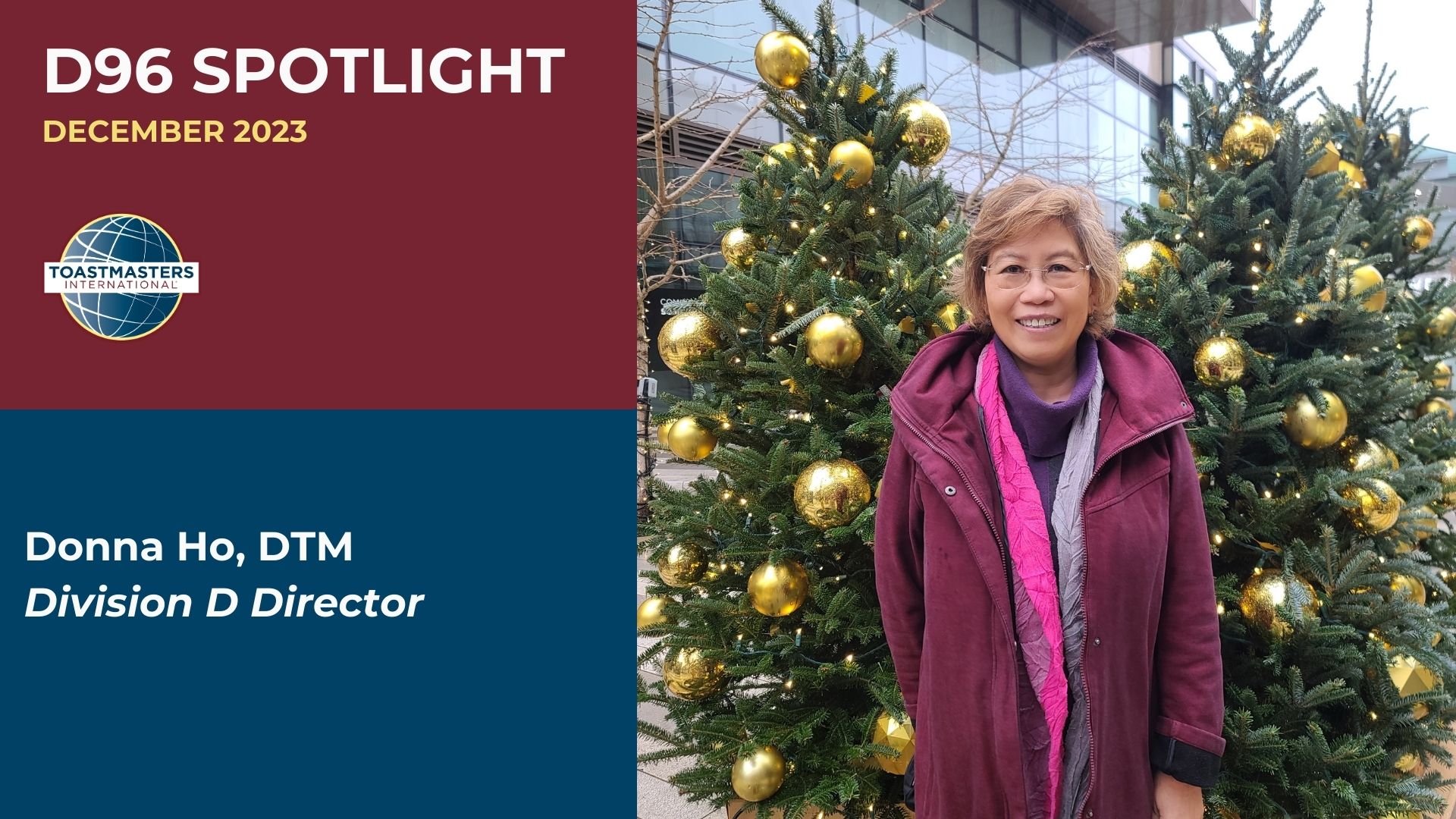 Donna Ho, DTM D96 Spotlight - December 2023 Cover Pic