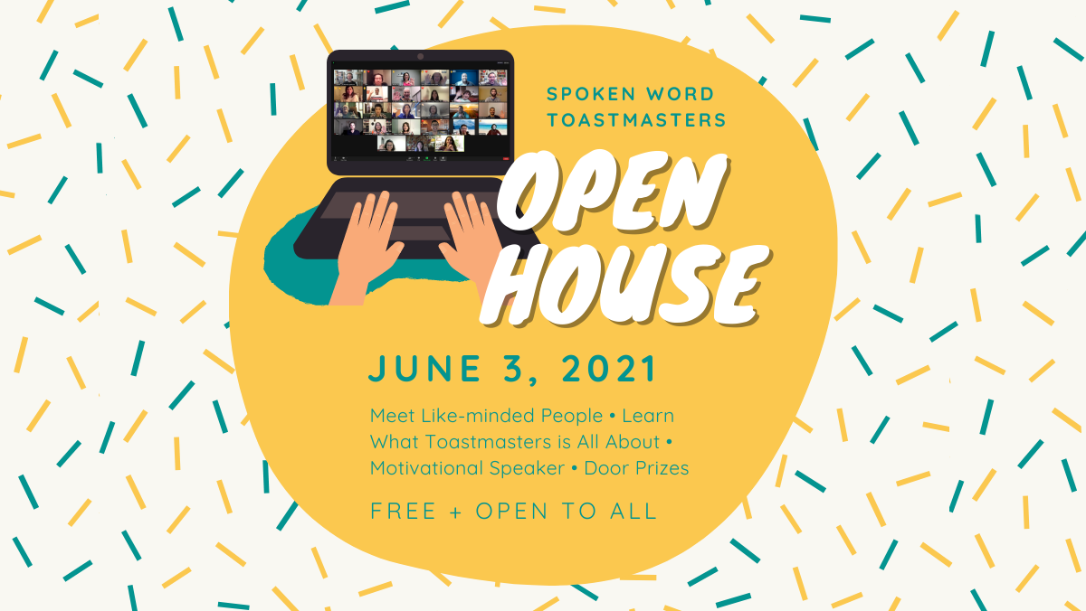 Spoken Word Open House June 3, 2021