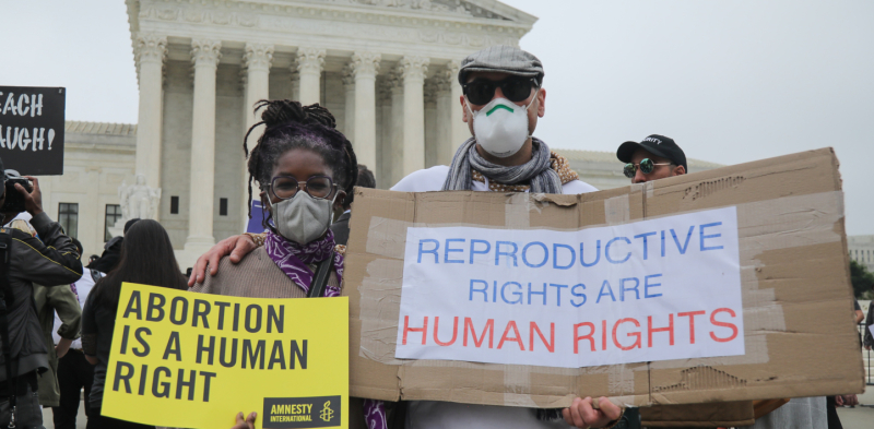 Protesters with Signs