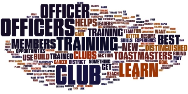 Toastmasters Club Officer Training
