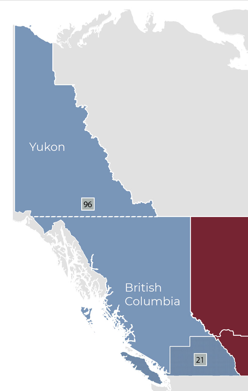 District 96 area map