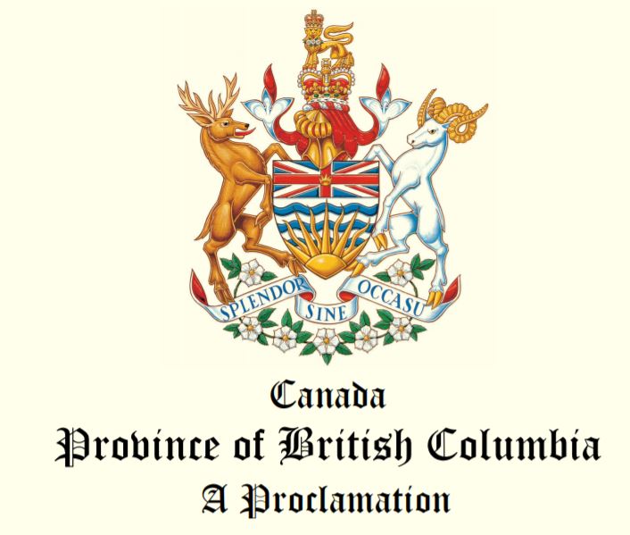 Provincial proclamation image