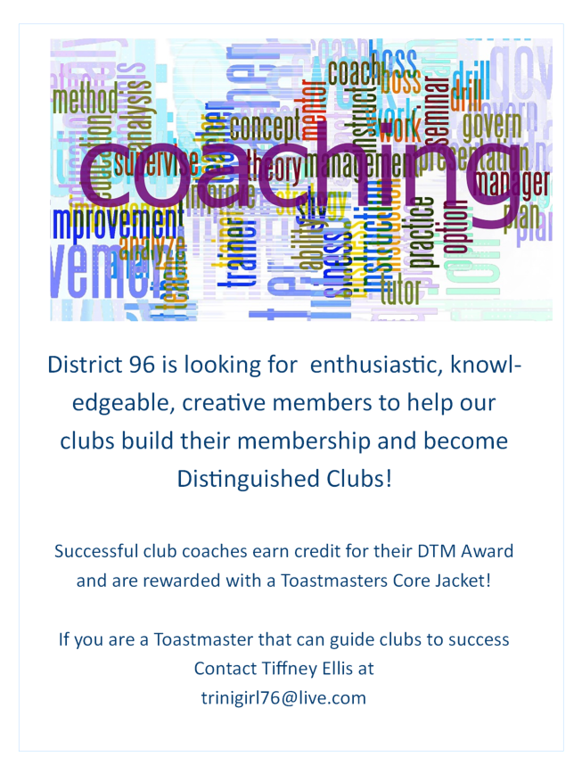 Club Coaches Needed, Contact Tiffney Ellis, trinigirl76@live.com