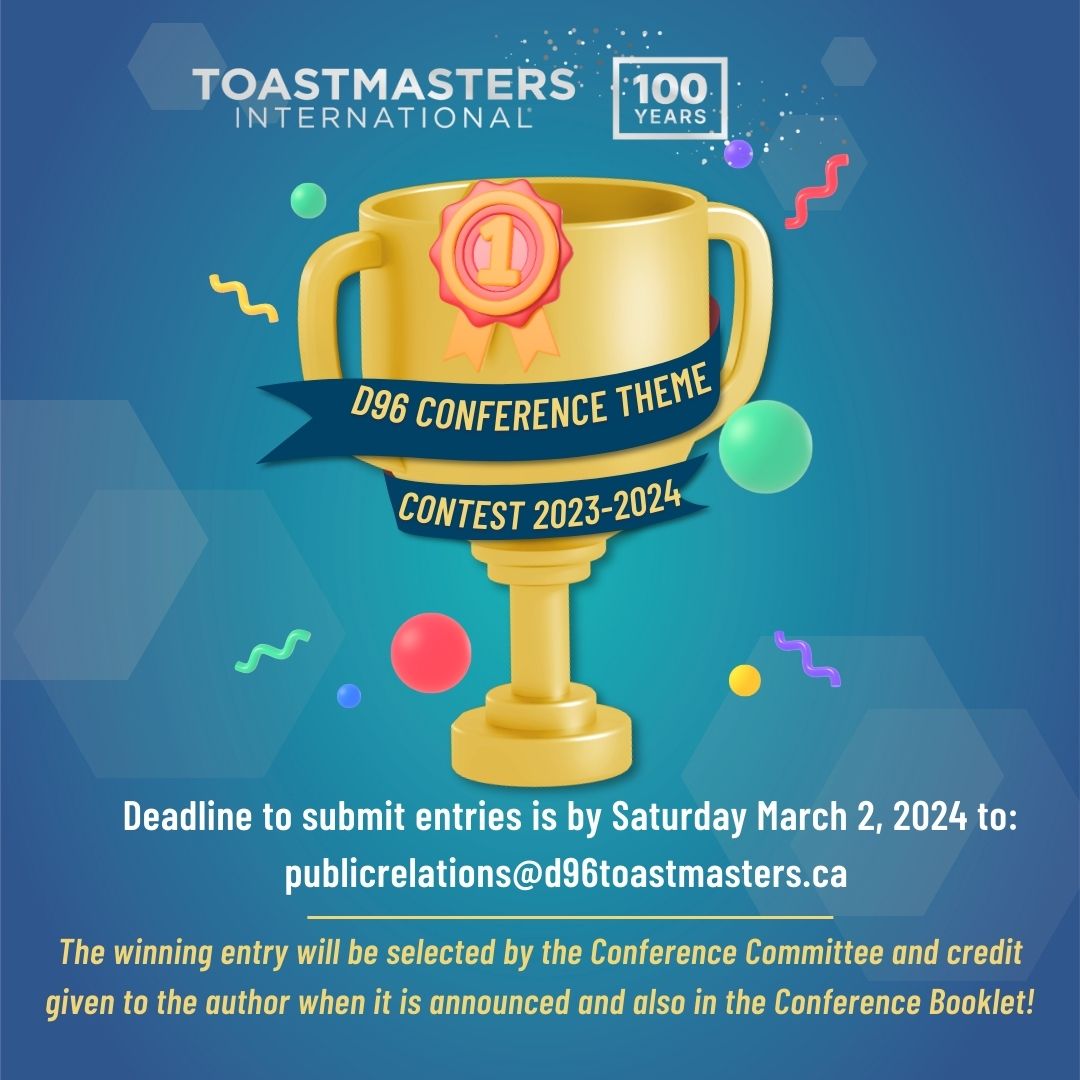 District 96 Conference Theme Contest 