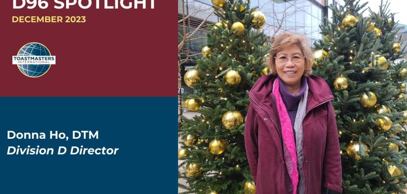 Donna Ho, DTM D96 Spotlight - December 2023 Cover Pic