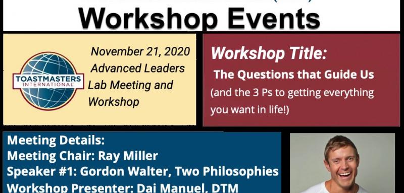 ALL Workshop - Questions That Guide Us