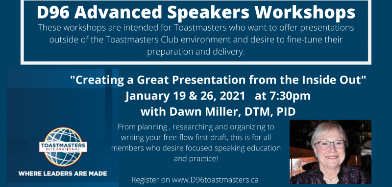 Advanced Speakers Workshops photo