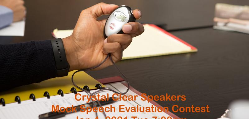 Crystal Clear Speakers Mock Evaluation Contest