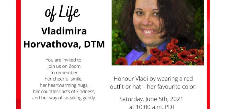 Invitation to Vladimira Celebration of Life