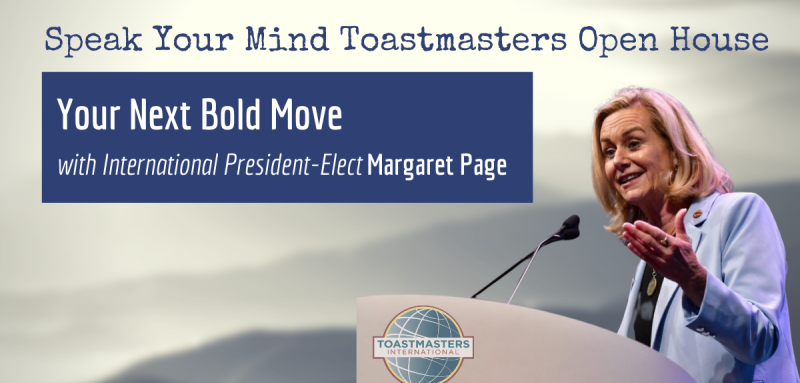 Your Next Bold Move with International President-Elect Margaret Page