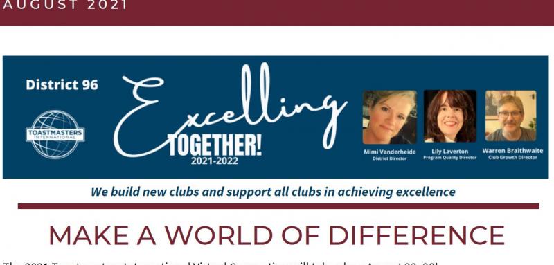 August Newsletter Banner